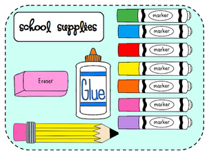 picture of schools supplies
